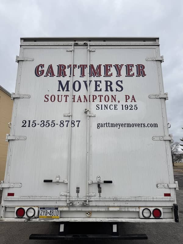 Garttmeyer Moving truck ready for local and long-distance moves